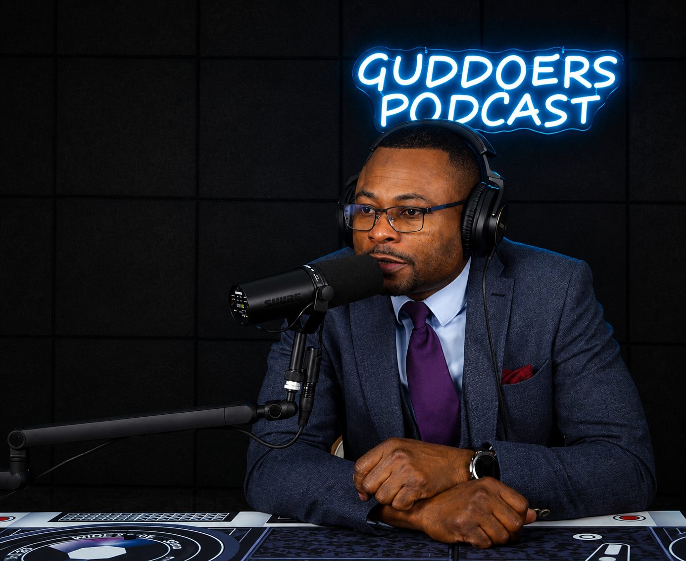 Tony Morris Agbor hosting the Guddoers Podcast